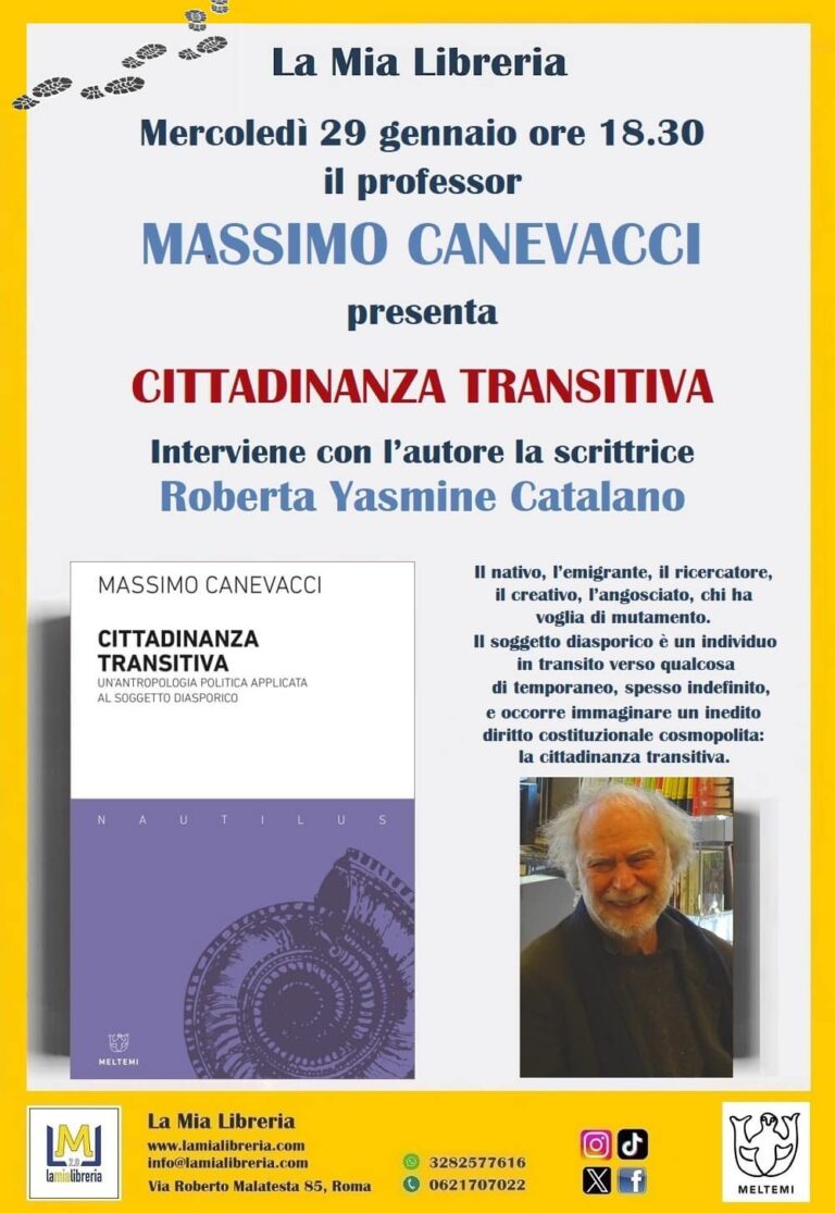 MASSIMO CANEVACCI presenta CITTADINANZA TRANSITIVA