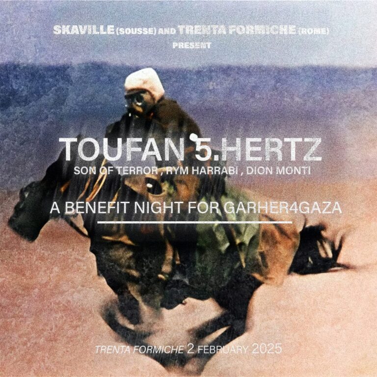 TOUFAN 5.HERTZ for Palestine – A benefit night