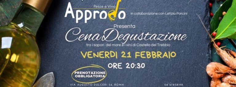 Cena degustazione | i vini di Castello del Trebbio e la cucina di mare