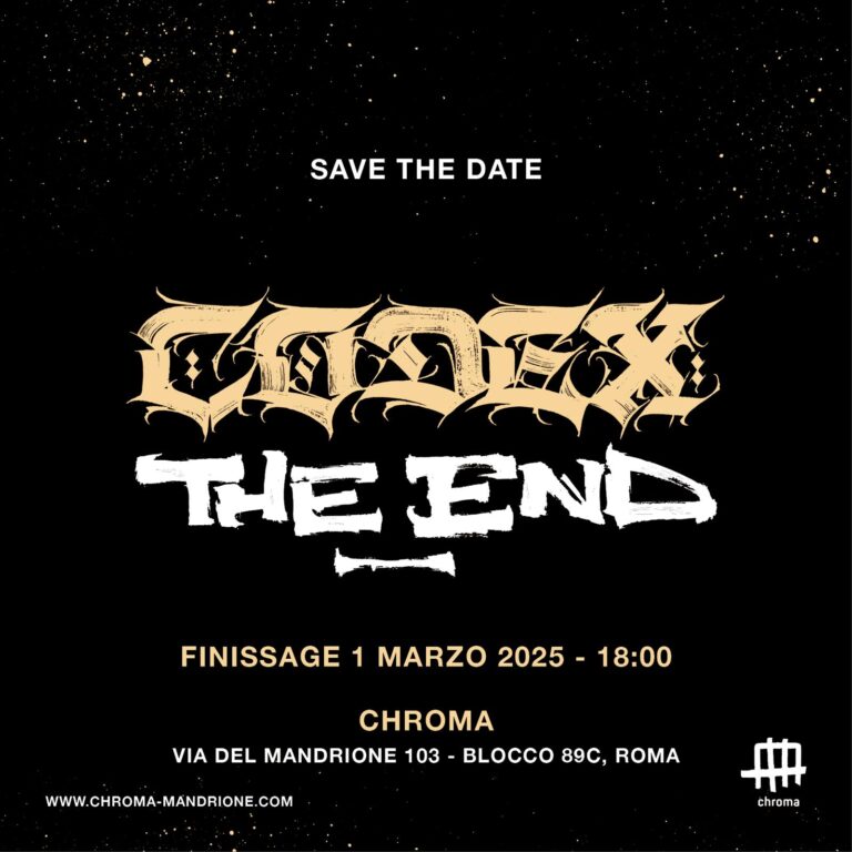 CODEX THE END – Finissage mostra personale di Warios