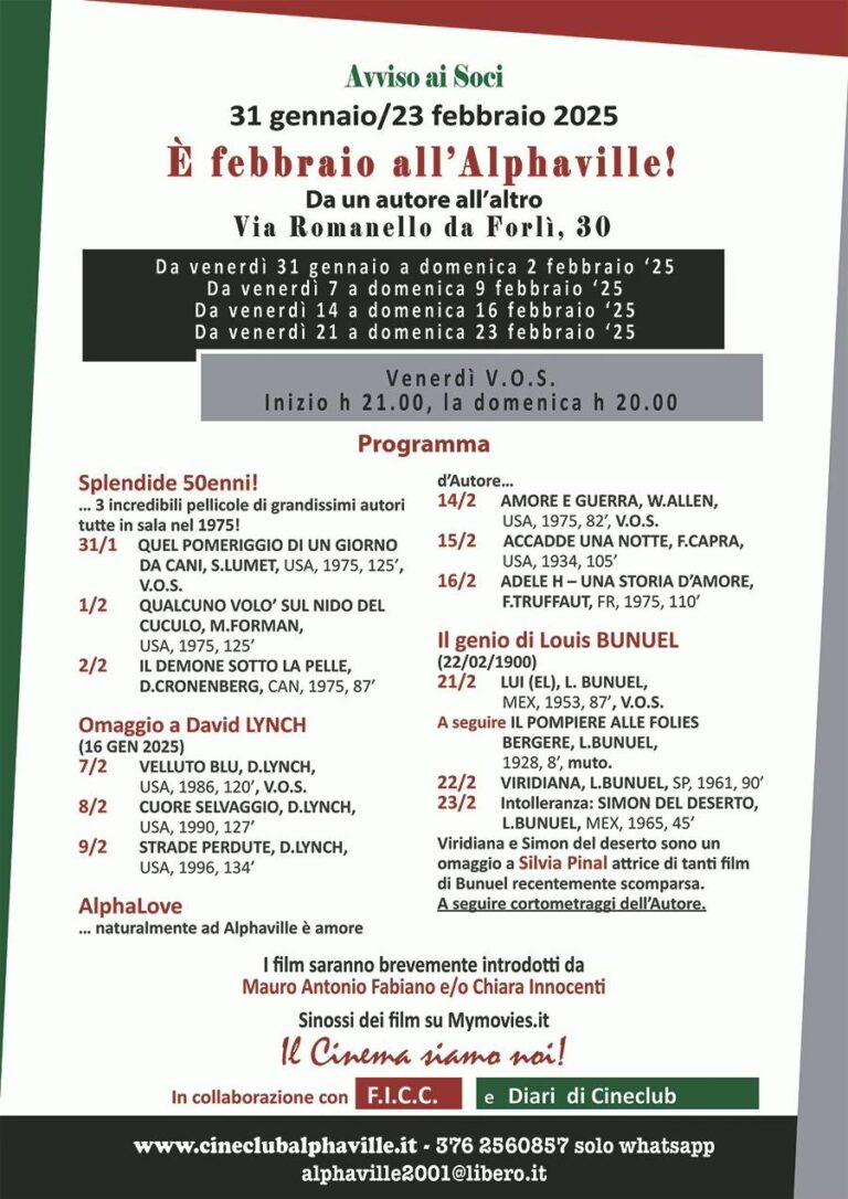 E’ febbraio all’Alphaville!