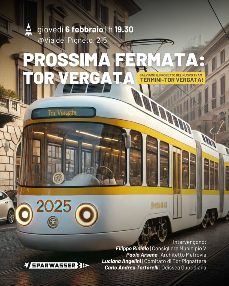 PROSSIMA FERMATA: TOR VERGATA