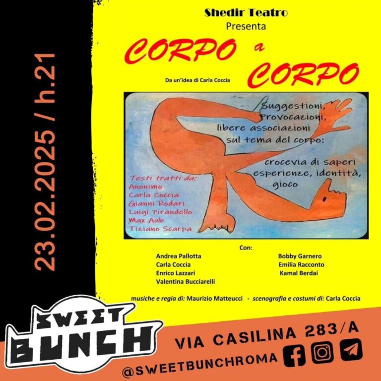 Shedir Teatro presenta: CORPO A CORPO