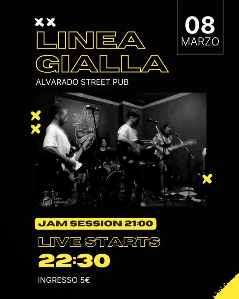 “Linea Gialla” Live Alvarado Street + Jam session
