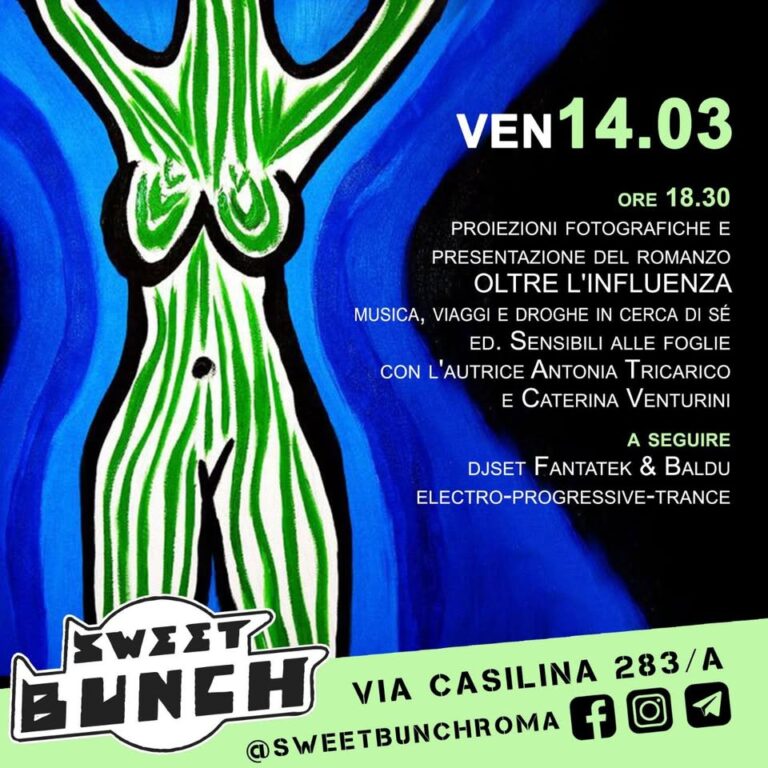 presentazione del romanzo OLTRE L’INFLUENZA