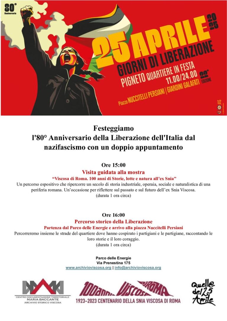 Visita guidata alla mostra + Percorso storico della Liberazione