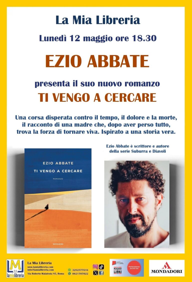 EZIO ABBATE presenta “TI VENGO A CERCARE”