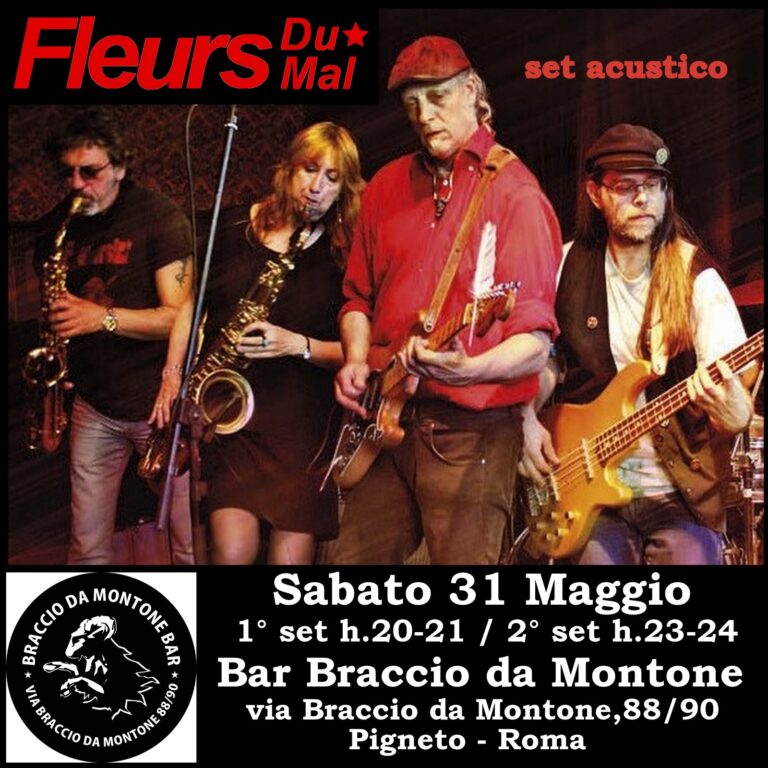 FLEURS DU MAL -set acustico-