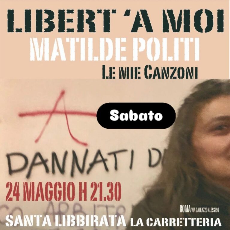 libert’ a Moi le mie canzoni MATILDE POLITI