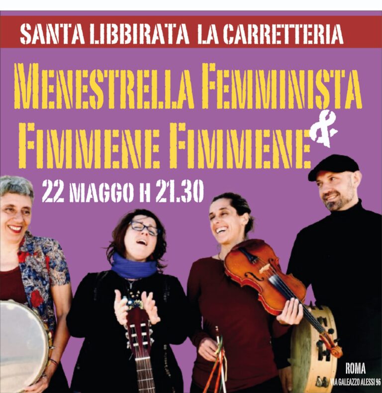 MENESTRELLA  FEMMINISTA E FIMMINE FIMMINE