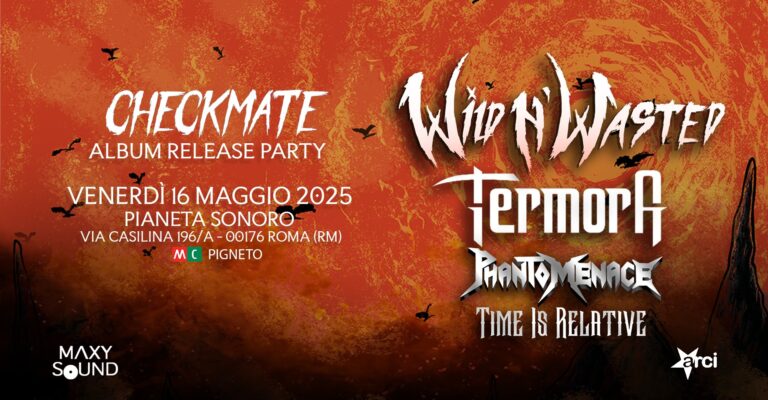Wild N’ Wasted + Termora + Phanto Menace + Time Is Relative Live