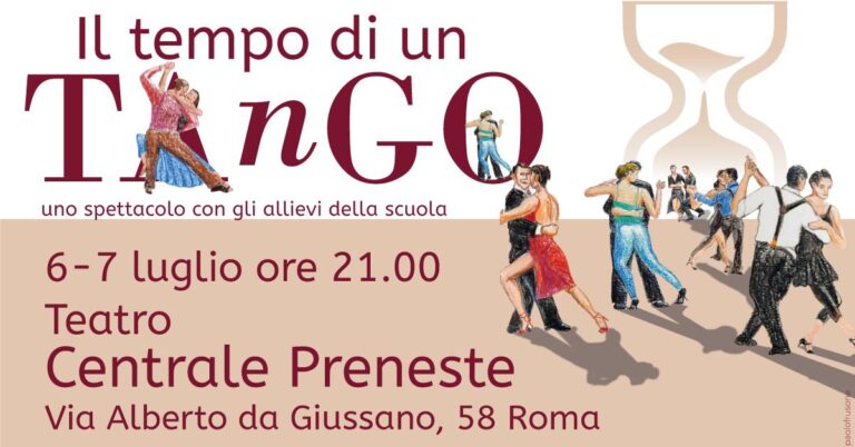 “IL TEMPO DI UN TANGO” lo show degli allievi del Tango Bar