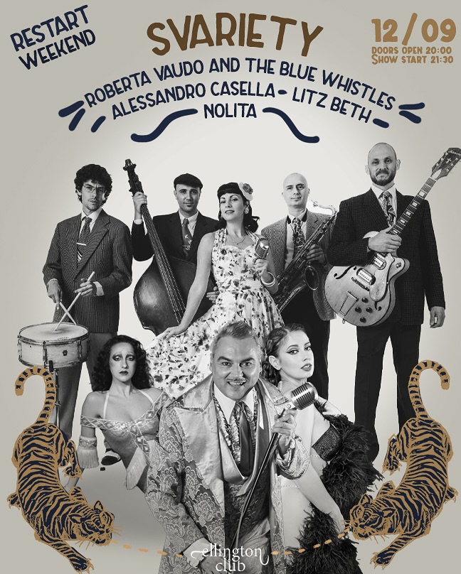 Svariety Show | Alessandro Casella – Roberta Vaudo & The Blue Whistles – Nolita – Liz Beth
