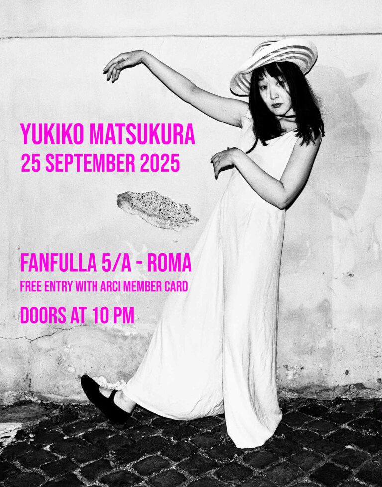 YUKIKO MATSUKURA (Giappone) Live + Nino dj set