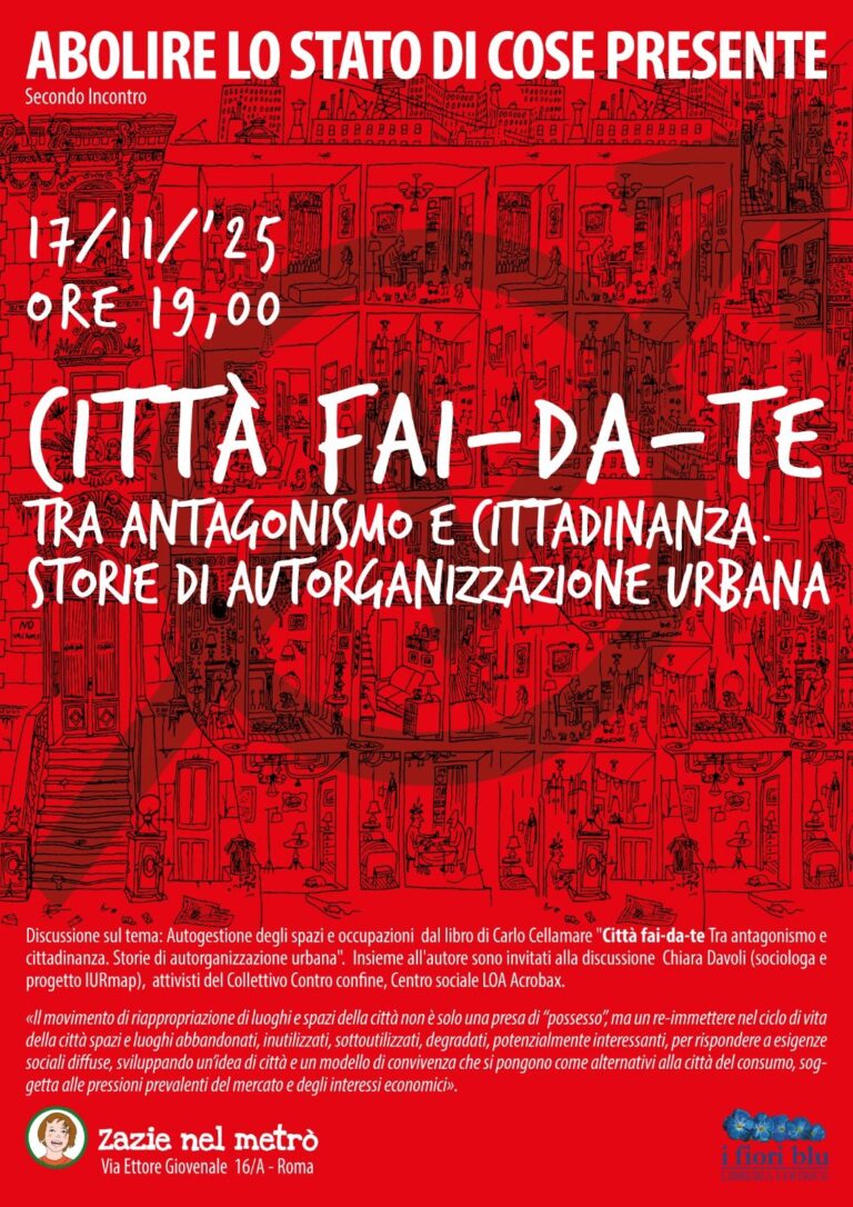 città fai-da-te. Tra antagonismo e cittadinanza. Storie di autorganizzazione urbana.