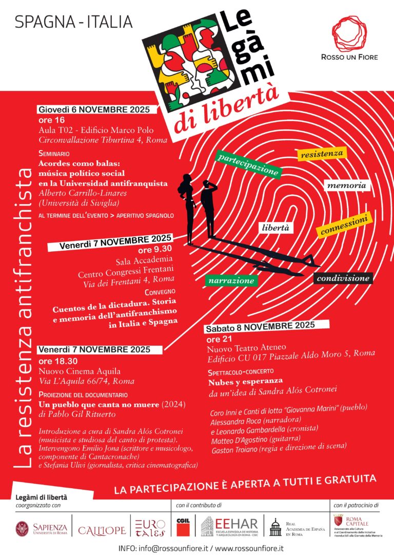 PROIEZIONE DI UN PUEBLO QUE CANTA NO MUERE NELL’AMBITO DEL PROGETTO LEGAMI DI LIBERTA’