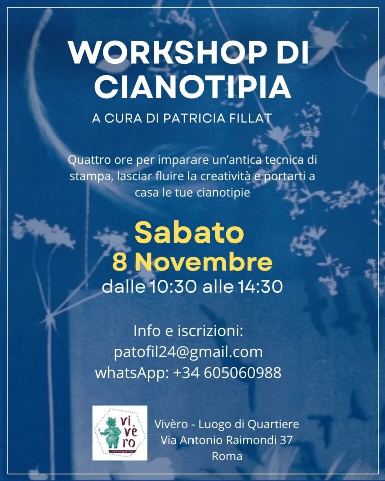WORKSHOP DI CIANOTIPIA