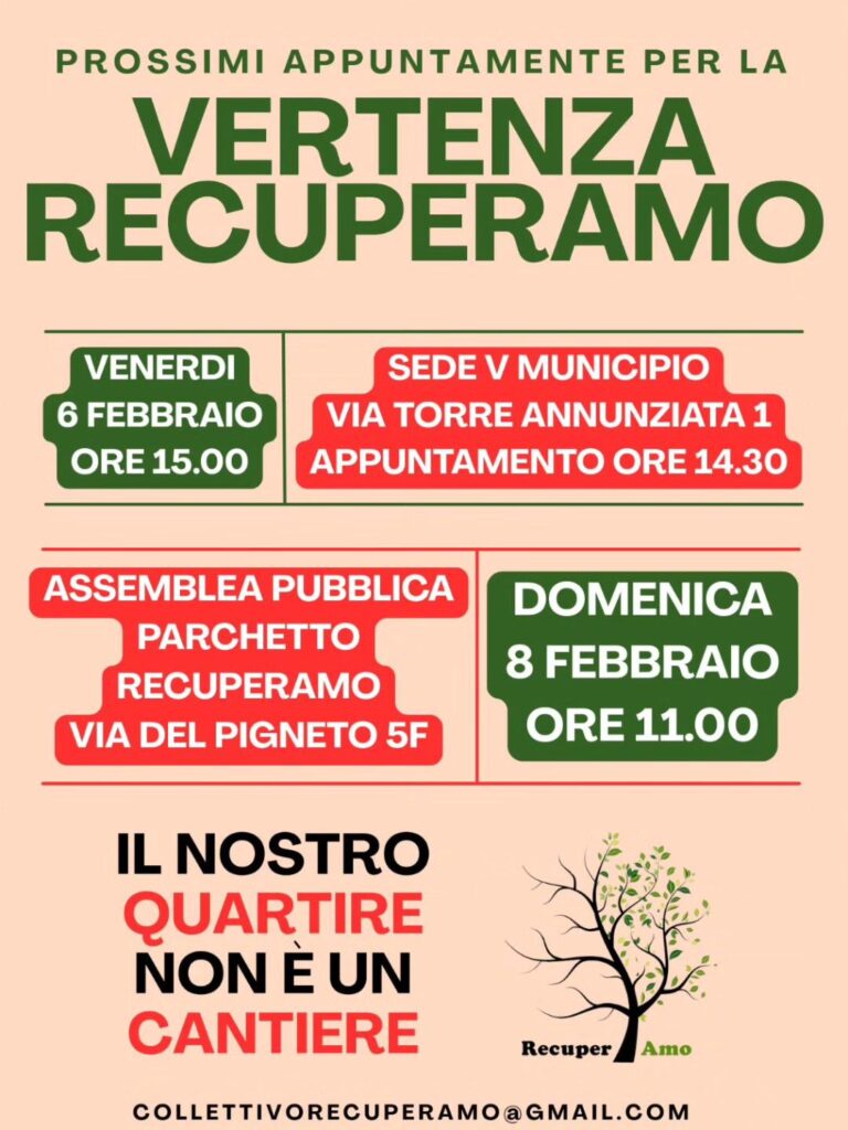 VERTENZA RECUPERAMO