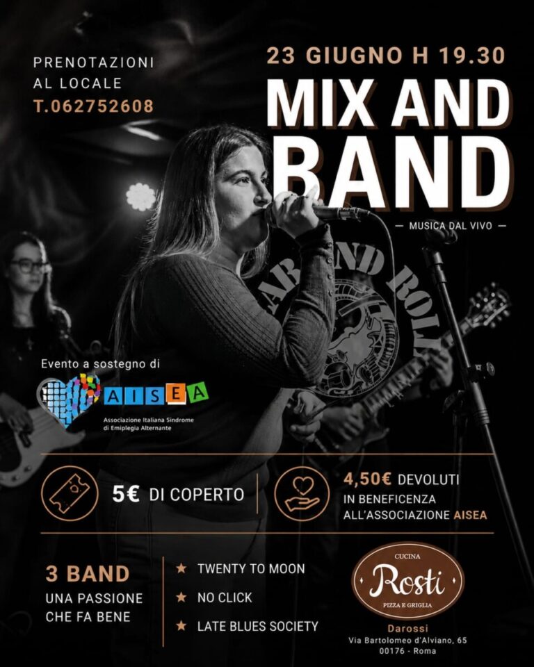 Mix and Band – Tre band in concerto con scopo benefico