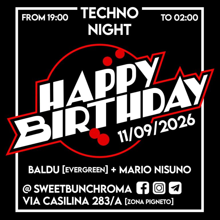 Techno b-day party