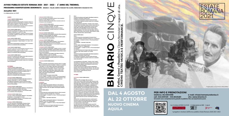 PROGETTO BINARIO V 2021