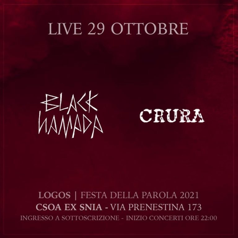 Black Hamada + Crura live @logos festa della parola