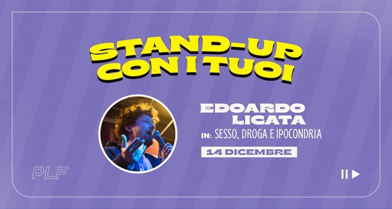 Edoardo Licata in “Sesso, droga e ipocondria” • PLF