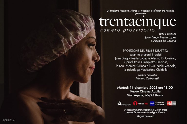 JUAN DIEGO PUERTA LOPEZ PRESENTA IL CORTOMETRAGGIO ‘TRENTACINQUE – NUMERO PROVVISORIO’