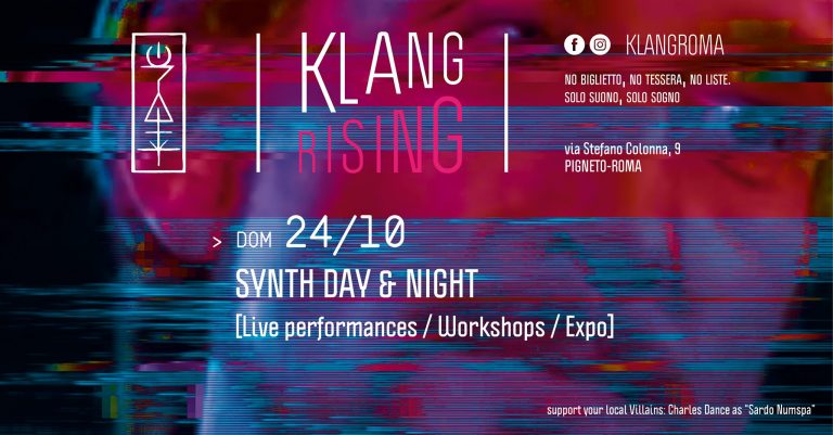 Klang Rising presenta: SYNTH DAY & NIGHT