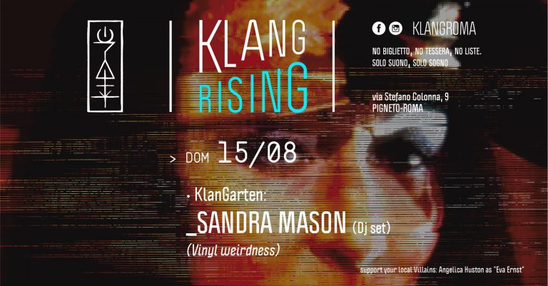 Klang Rising presenta: Sandra Mason (DJ Set)