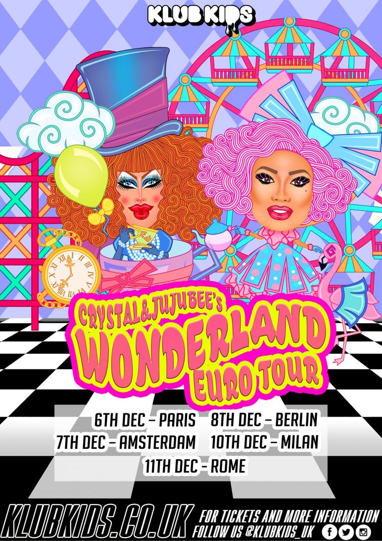 Klub Kids Rome presents Crystal Methyd & Jujubee Wonderland Tour