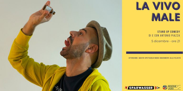 LA VIVO MALE – di e con Antonio Piazza