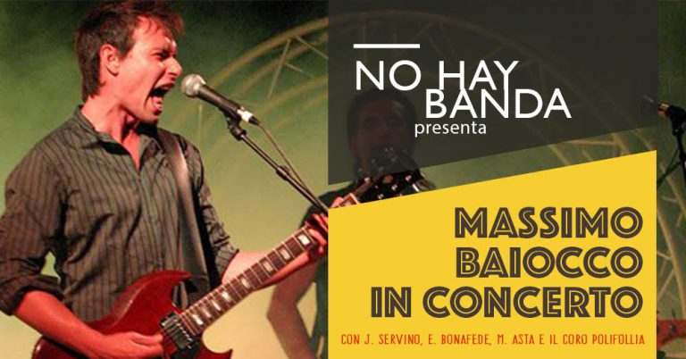 NO HAY BANDA // MASSIMO BAIOCCO IN CONCERTO