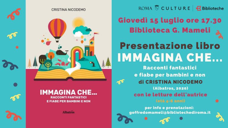 Presentazione libro “Immagina che… Racconti fantastici e fiabe per bambini e non”