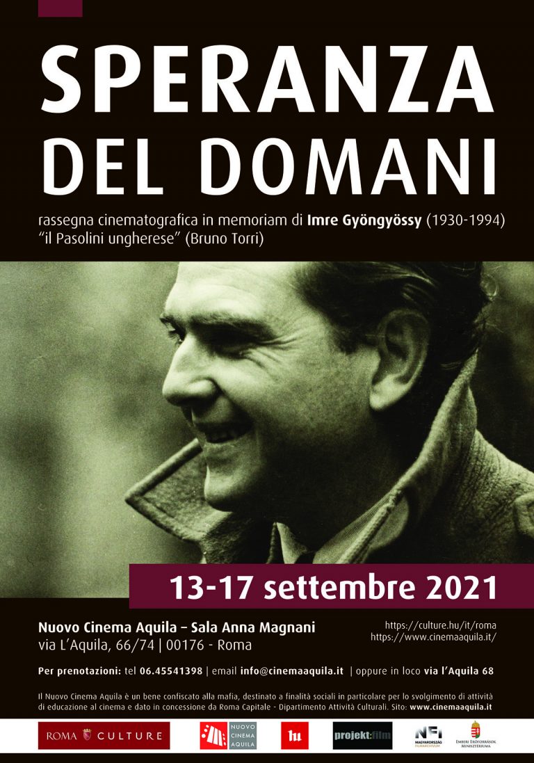 SPERANZA DEL DOMANI – RETROSPETTIVA DEDICATA A IMRE GYÖNGYÖSSY