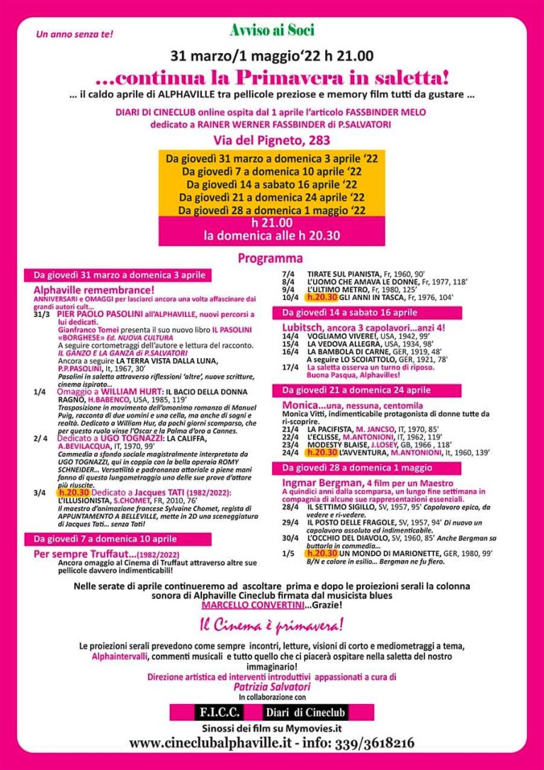 …continua la Primavera in saletta!