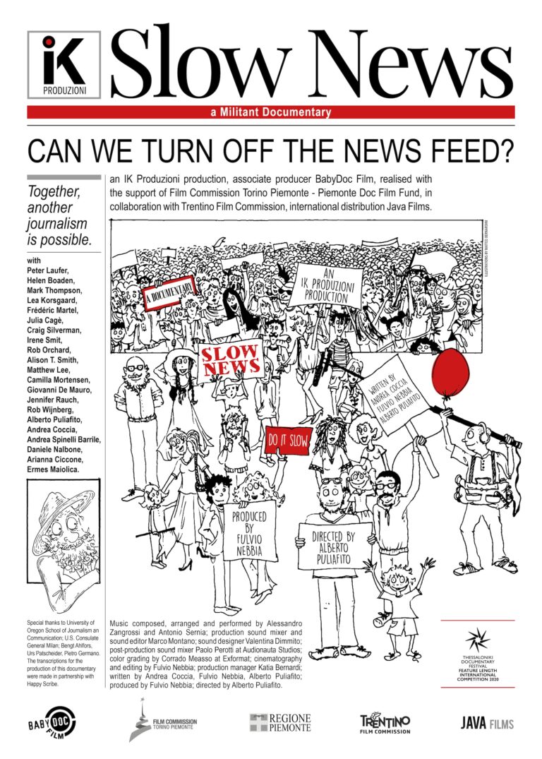 IL GIORNALISTA ANDREA SPINELLI BARRILE PRESENTA ‘SLOW NEWS’