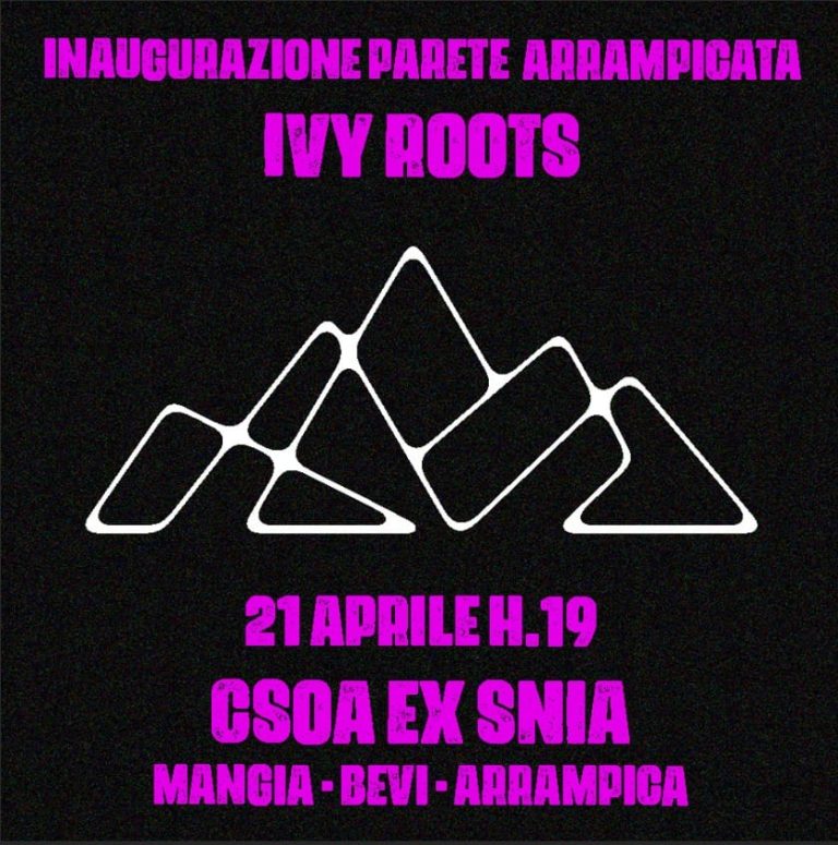 Inaugurazione Parete Arrampicata Ivyroots