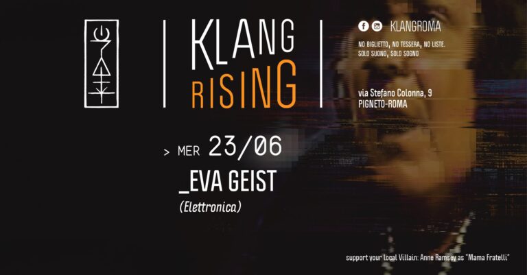 Klang Rising presenta: Eva Geist