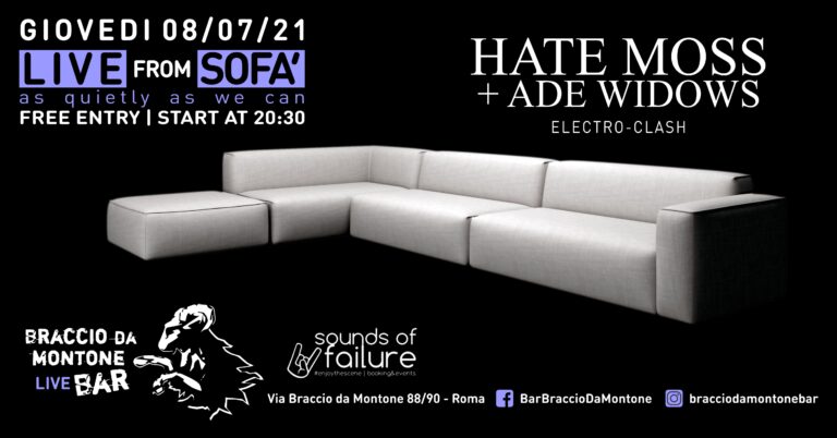 HATE MOSS + ADE WIDOWS // ElectroClash/Postpunk/Synth