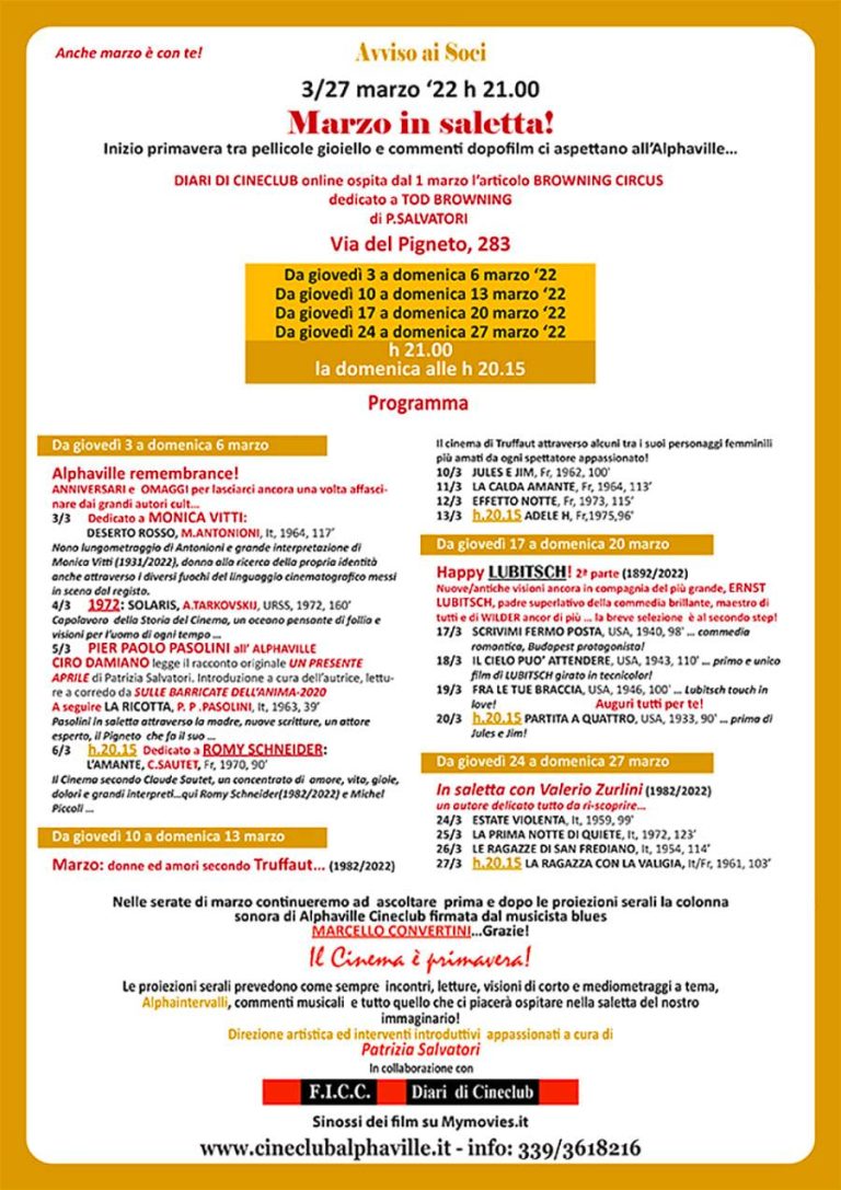 Marzo in saletta!