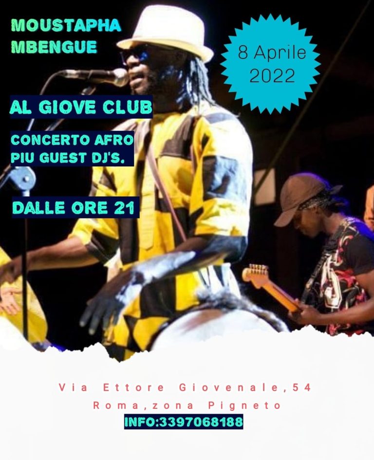 Moustapha Mbengue – Concerto afro beat + dj set