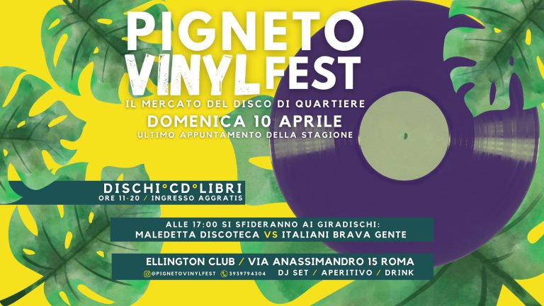 PIGNETO VINYL FEST