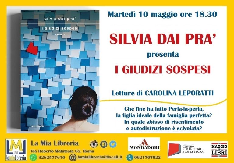 Silvia Dai Pra’ presenta “I giudizi sospesi” in libreria