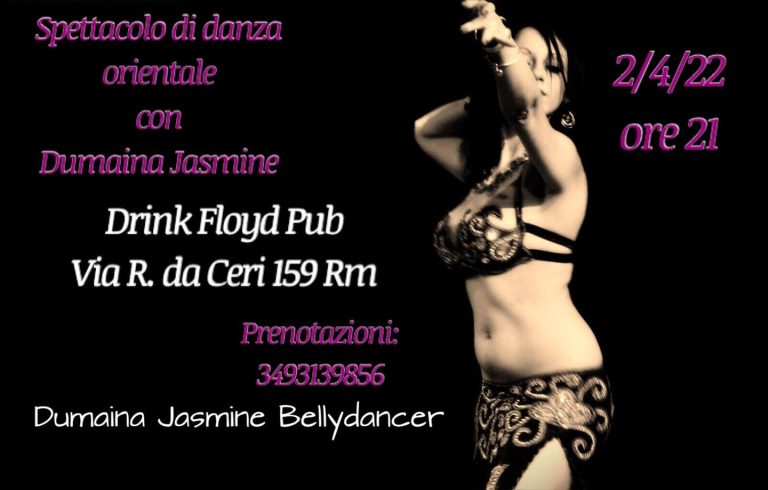Spettacolo di danza orientale con Dumaina Jasmine