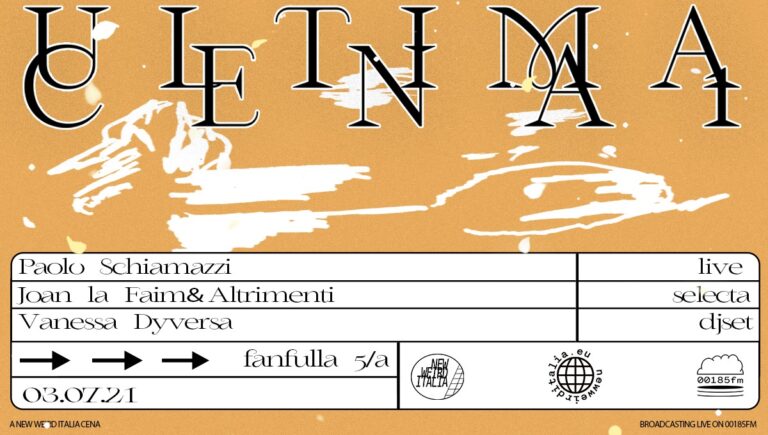 Ultima cena #1 – Paolo Schiamazzi (live)
